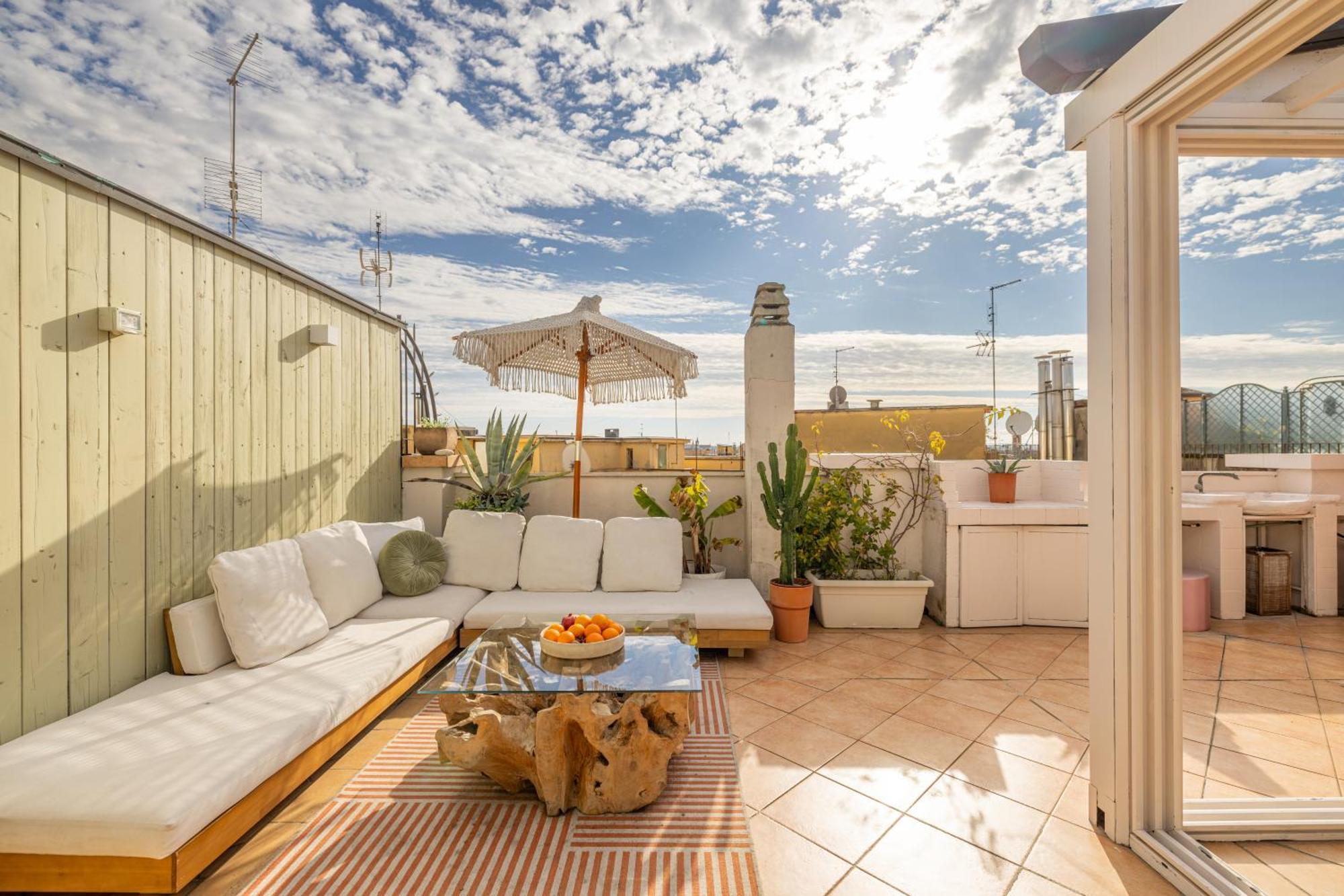 Apartamento Aria Penthouse & Garden Roma Exterior foto
