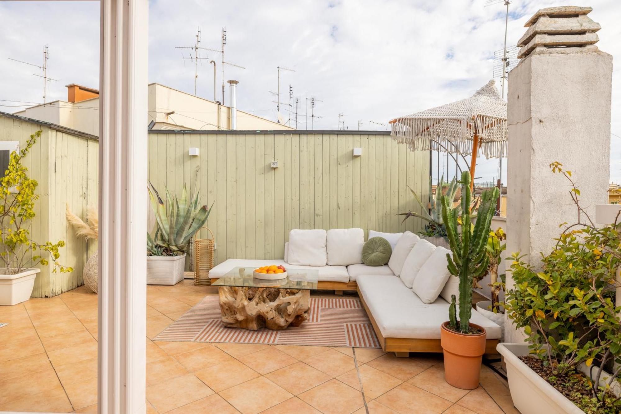 Apartamento Aria Penthouse & Garden Roma Exterior foto