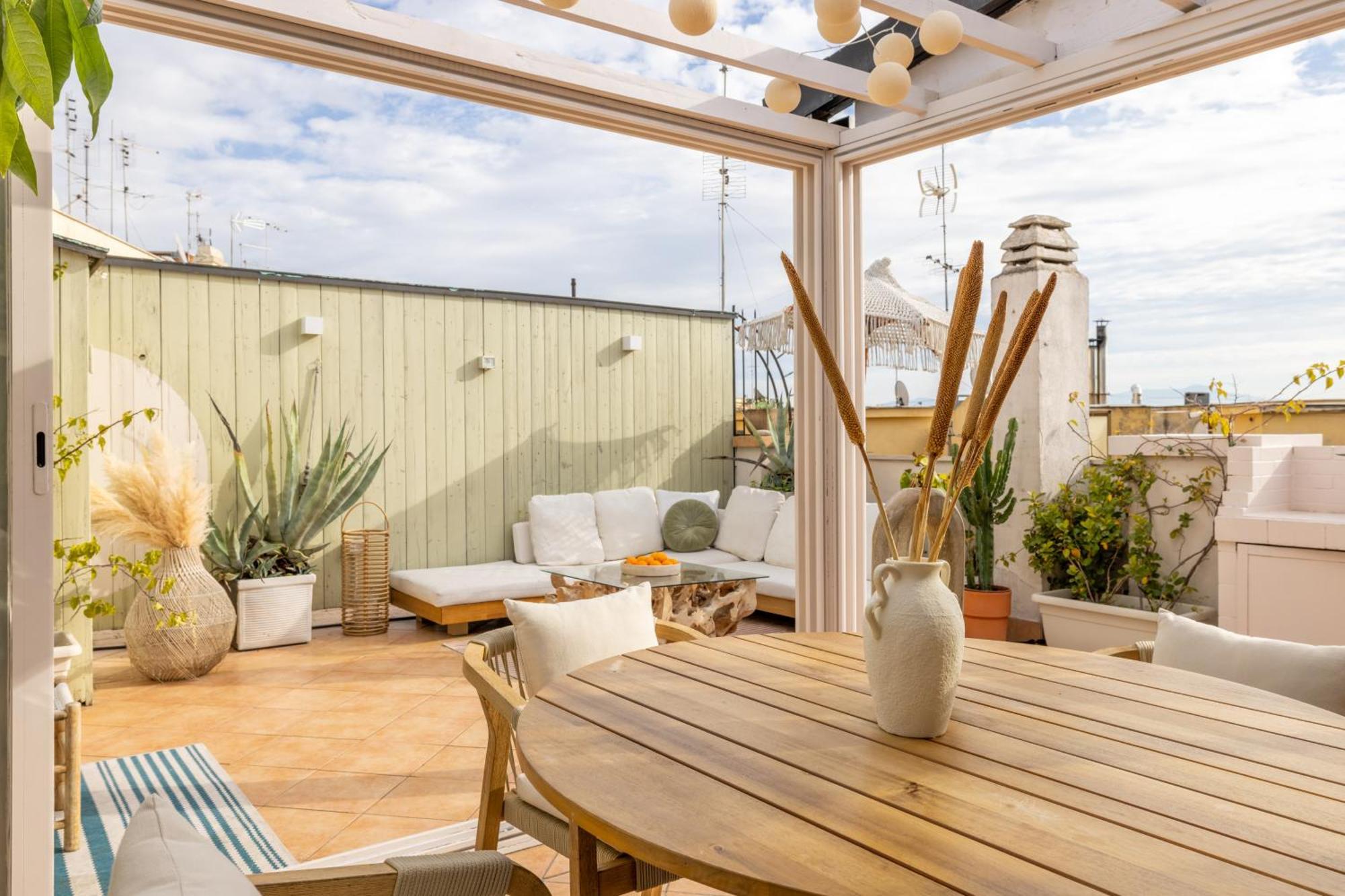 Apartamento Aria Penthouse & Garden Roma Exterior foto
