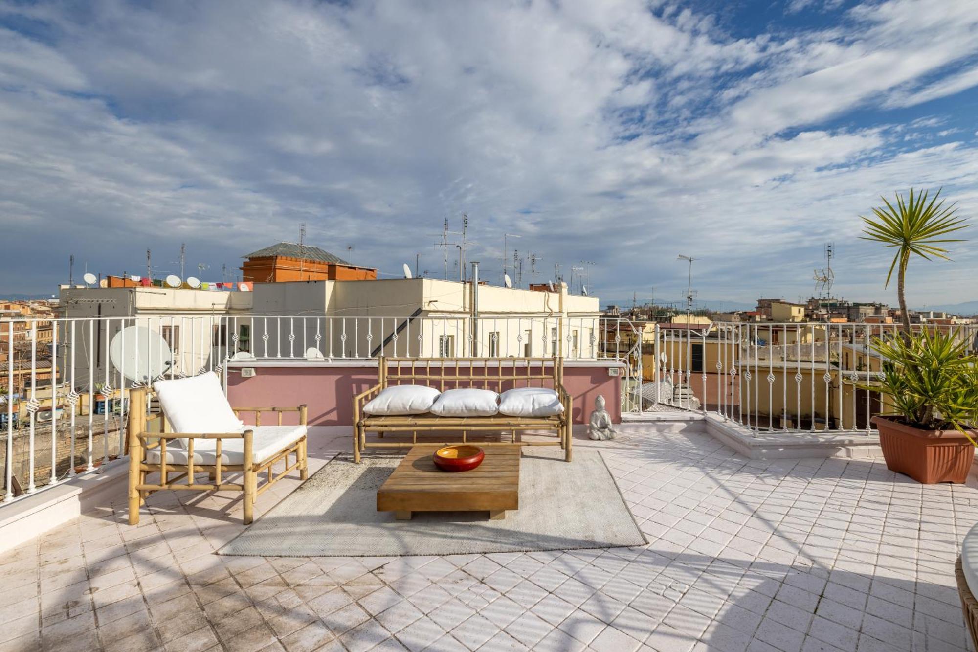 Apartamento Aria Penthouse & Garden Roma Exterior foto